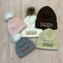 Load image into Gallery viewer, Embroidered Name Beanie