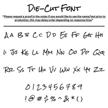 Load image into Gallery viewer, Die-Cut Name Snapback