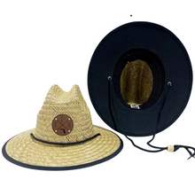 Load image into Gallery viewer, Circle Initials Straw Hat