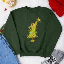 Load image into Gallery viewer, The Leaning Tree of Christmas Sweatshirt | Baby Infant Toddler Kids Adult | Trendy Holiday Gift | Winter Sweater