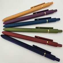 Load image into Gallery viewer, Set of 6 Personalized Pens, Laser Engraved, Aesthetic Classic Design, Soft Touch Finish, Fine Point Quick Dry Black Ink, Custom Gift