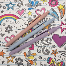 Load image into Gallery viewer, Set of 6 Personalized Pens, Laser Engraved, Aesthetic Classic Design, Soft Touch Finish, Fine Point Quick Dry Black Ink, Custom Gift