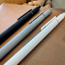 Load image into Gallery viewer, Set of 6 Personalized Pens, Laser Engraved, Aesthetic Classic Design, Soft Touch Finish, Fine Point Quick Dry Black Ink, Custom Gift