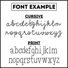 Load image into Gallery viewer, Embroidered Name Snapback Hat | Laser Perforated | Personalized Infant Baby Toddler Kids Adult Youth | Line Stitched | Custom Twill Rope Cap