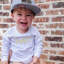 Load image into Gallery viewer, Name Romper