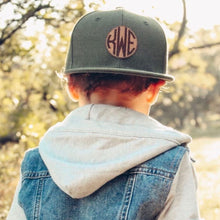 Load image into Gallery viewer, Block Monogram Snapback
