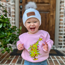 Load image into Gallery viewer, Leaning Tree of Christmas Sweatshirt/Romper
