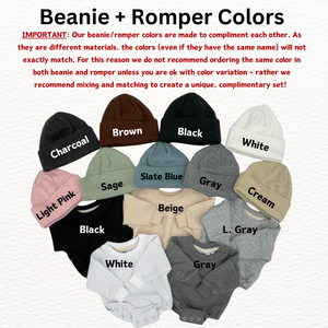 Beanie+Romper Set