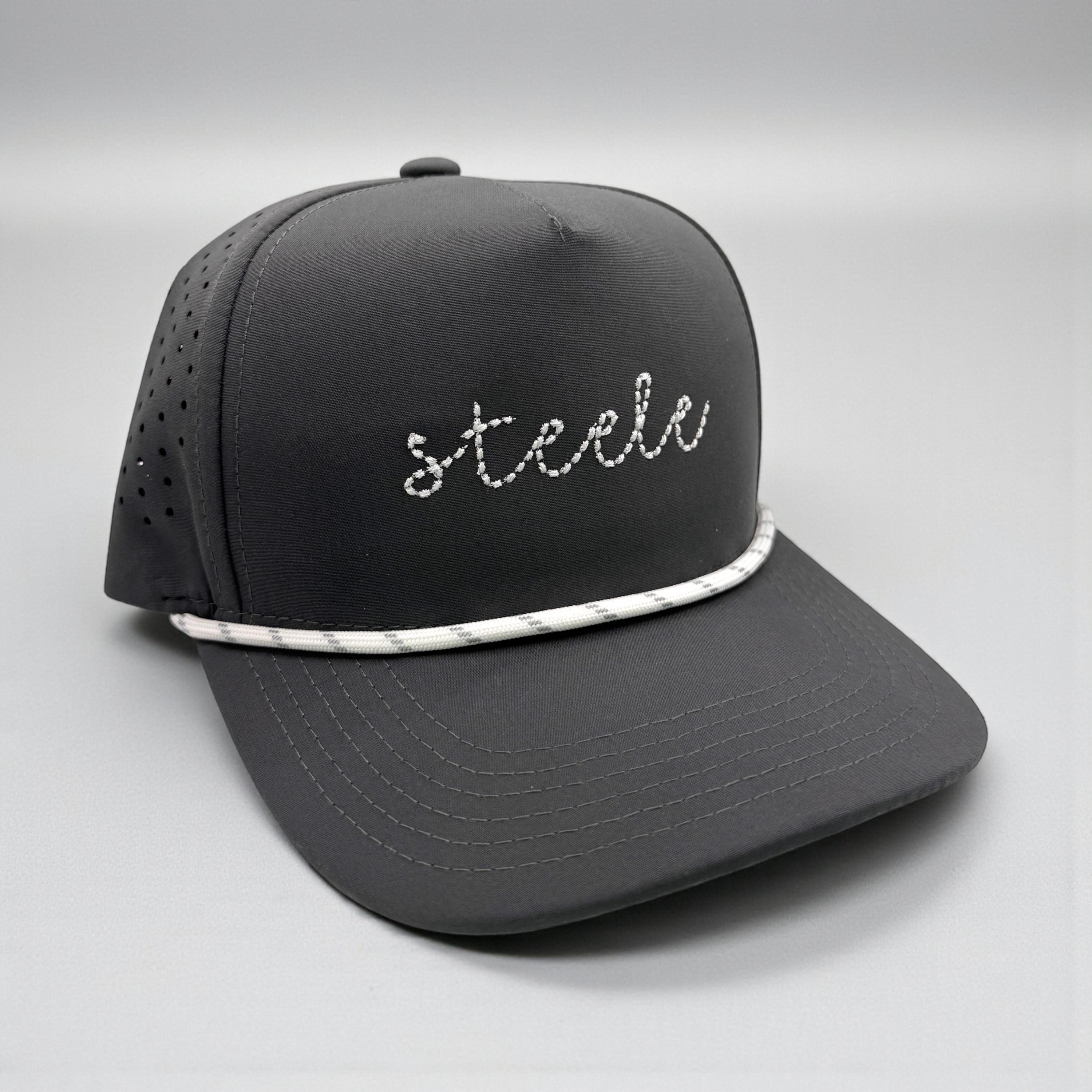 Line Stitched Snapback – Tin + Steele