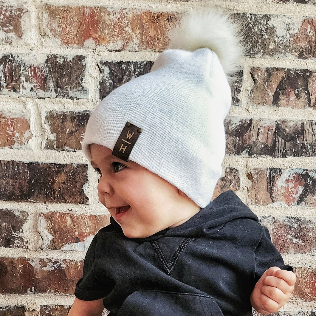 Initials Tag Beanie